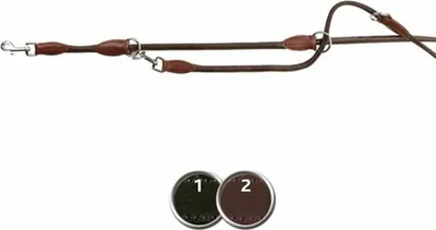 Produktbild von TRIXIE 16321, Hund, Schwarz, Kabel/Schnur, Leder, 2 m