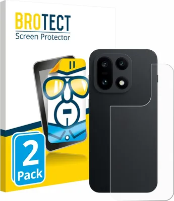 Produktbild von 2x Für OnePlus 15 (Rückseite) Schutzfolie BROTECT Displayschutz Display Schutz Folie Klar Transparent