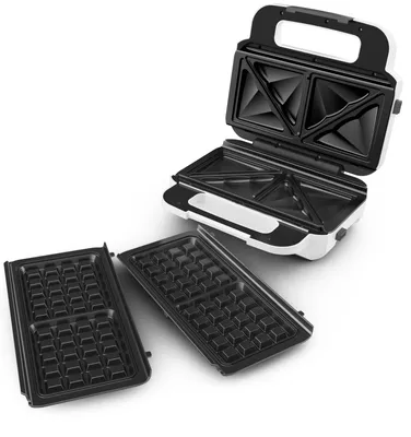 Obrázok produktu pre TEFAL | SW701110 | Wafer Maker Snack XL | 850 W | Počet sušienok 2 | Belgicko | Biela/sivá