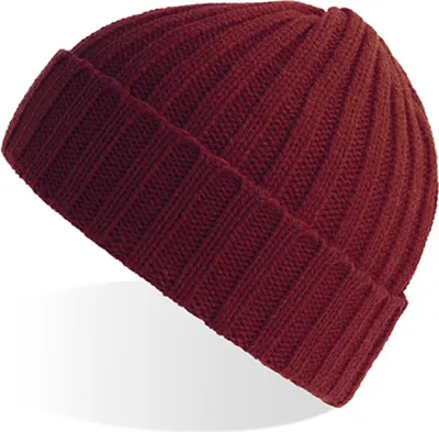 Immagine prodotto di Atlantis SHORE | Shore Beanie, cappello da pescatore in stile vintage - Colore: Bordeaux - Taglia: Unica