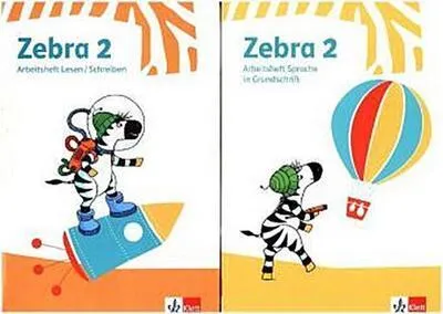 Obrázok produktu pre Zebra 2. Paket: Arbeitsheft in Grundschrift, Arbeitsheft Lesen/Schreiben Klasse 2