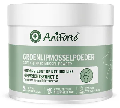 Grünlippmuschel Pulver für Hunde 250 g – Gelenkunterstützung, Omega 3