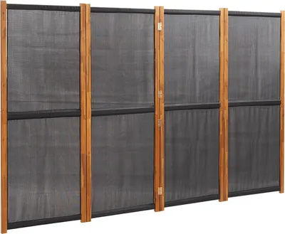 Zdjęcie produktu dla Parawan 4-Panelowy, Czarny, 280 X 180 Cm Lumarko!