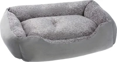 Obrázek produktu pro Petstuff Pelíšek pro psa, velikost S, 50 x 40 x 17 cm, šedý