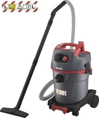 Produktbild von Starmix uClean ARDL-1432 EHP, 1400 W, Zylinder-Vakuum, Trocken&Nass, Staubbeutel, 28 l, Filterung