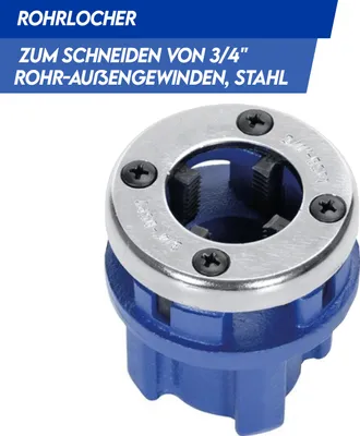 Produktbild von Schneidkopf 26,4mm 3/4" Schneidkluppen Gewindeschneider Rohrschneider Schneideisen