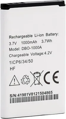 Productafbeelding van Geschikt voor Doro batterij 1370/2404/1372/6060/40 vervanging 1372/7439 mobiele telefoon DBO-1000A