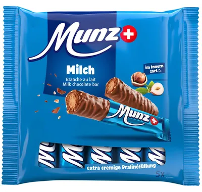Produktbild von Munz Prügeli Milch 5x23g