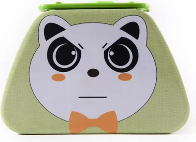 Produktbild von Metall Spardose mit Vorhängeschloss - Sparbüchse Tiere für Kinder - 14x16cm Geldgeschenk