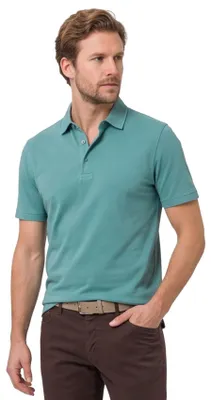 Produktbild von Poloshirt Brax türkis normale Passform