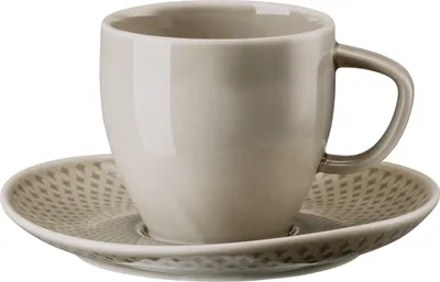 Produktbild von Rosenthal Junto Pearl Grey Kaffeetasse mit Untertasse