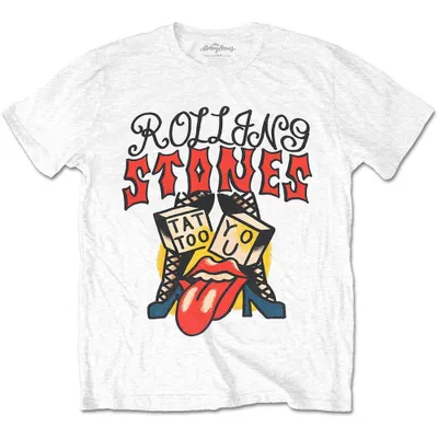 Zdjęcie produktu dla The Rolling Stones Tattoo You II White L Koszulka