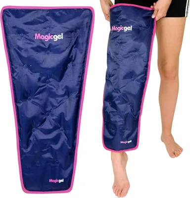 Produktbild von Magic Gel Kühlpack - Kühlakku Gel - Kühlmanschette Bein Kühlung Kühlpad - Kühlpads Beine - Coolpack - Kühlkompressen - Kühlkissen Ice Pack