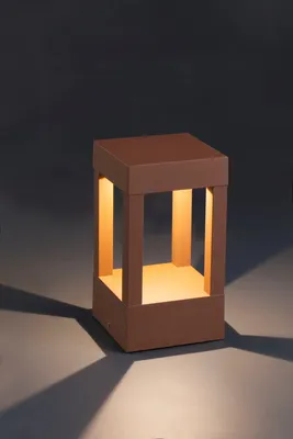 Produktbild von Faro 70756, Außensockel-/Pfostenbeleuchtung, Rostfarbe, Aluminium, IP54, I, 10 W