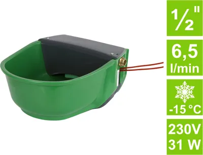Image de Kerbl Heizbares Schwimmer-Tränkebecken (Wassertränke aus Kunststoff, Tiertränke)