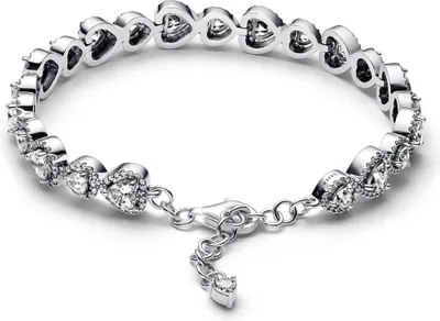 Produktbild von Pandora Strahlenkranz Herzen Armband 593655C01 Damenarmband, Armbandumfang:16cm
