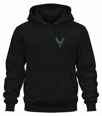 Imagen del producto de Sudadera con capucha uni, diseño con runas vikingas, símbolo nórdico, nudos celtas, color azul, color , talla S
