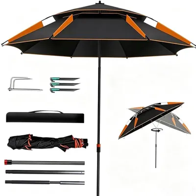 Produktbild von Faltbarer Sonnenschirm mit UV-Schutz