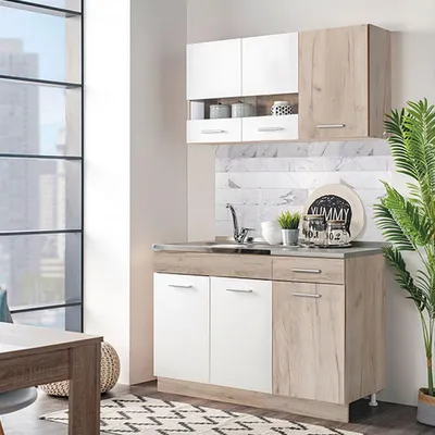 Immagine prodotto di Lanzo - Cucina, Bianco, un Cassetto, Elettrodomestici non inclusi
