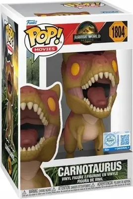 Immagine prodotto di Statuetta Funko POP Jurassic World 1804 Carnotaurus Special Edition