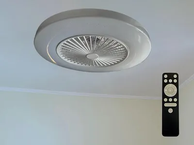 Imagen del producto de Lámpara de techo LED + ventilador de techo STAR + mando a distancia, 72W - LCL6350