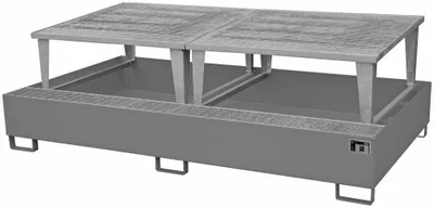 Produktbild von Bauer Auffangwanne AWA 1000-2, lackiert, Mausgrau