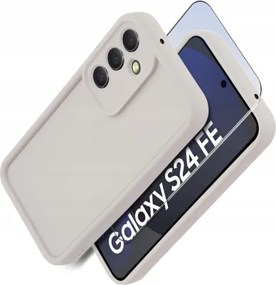 Immagine prodotto di Custodia in silicone opaco per Samsung S24 FE + Vetro protettivo per schermo 9H