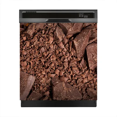 Produktbild von Aufkleber sticker 60x60 cm Dekorative folie Spülmaschine - Schokoladenraspel Süßigkeiten