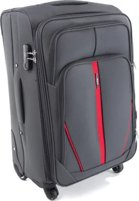 Produktbild von RGL S-020 XXL Koffer Stoffkoffer 4 Rollen Erweiterbar Grösse: XXL Farbe: Grau