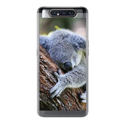 Produktbild von MuchoWow® Handyhülle Schutzhülle Hülle für Samsung Galaxy A80 Koala - Baum - Schlaf - Kinder - Jungen - Mädchen Silikon Softcase Handy Hülle - Schutzdeckel