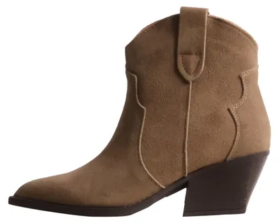 Produktbild von Leder-Stiefeletten mit Absatz von Ideal Shoes