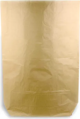 Produktbild von Hypafol Papiermüllsäcke 120 liter|50 Stück, 2-lagig, 700x950+220mm | unbderuckt | kompostierbare Papiertüten | Kraftpapier