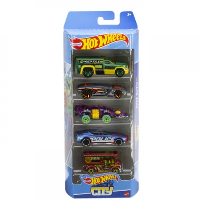 Obrázek produktu pro Sada 5 Autíček Hot Wheels City