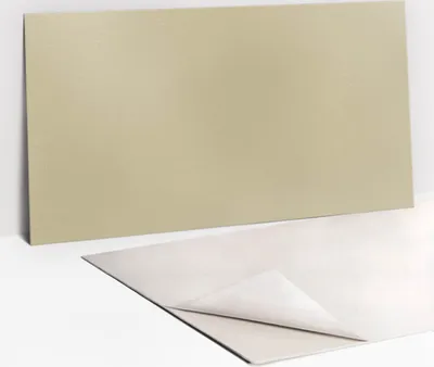 Obrázek produktu pro Ochranný Panel PVC - Samolepicí Vinylové Dlaždice na Stěnu - 100 x 50 - Béžová barva