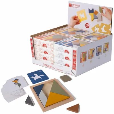 Obrázek produktu pro Novinky: Tangram – logická hra se 4 prvky pro děti i dospělé