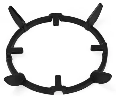 Gusseisen-Stützring für Gaskochfeld, Ø 17 cm, schwarz