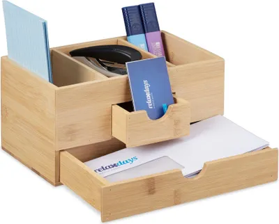 Image de Organisation de bureau avec tiroirs