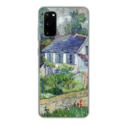 Produktbild von MuchoWow® Handyhülle Schutzhülle Hülle für Samsung Galaxy S20 Haus in Auvers - Vincent van Gogh Silikon Softcase Handy Hülle - Bild