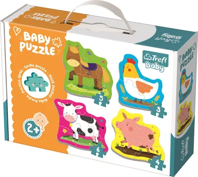 Obrázok produktu pre Trefl 36070, 6 kusov, Zvieratá, 2 rok / roky