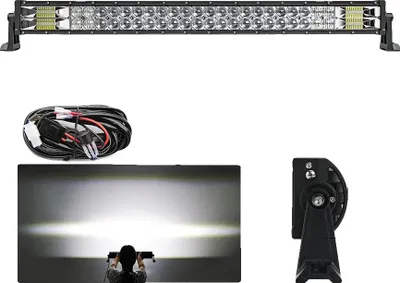 Obrázek produktu pro Světelný pásek, vysoce výkonný, vodotěsný, 32přímý s drátem