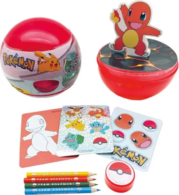 Produktbild von Pokémon-Radiergummi-Set „Charmander“