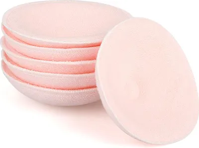 Produktbild von Pflegepolster, wiederverwendbares atmungsaktives 6pcs Baumwoll Super absorbierende tragbare Brustpolster für Heimreisen Frauen