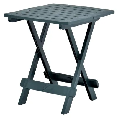 Produktbild von Gartentisch, Klapptisch Garten, Balkontisch, Garten Tisch, Balkonmöbel, Tisch Klappbar, Klappbar Grün 45x43x50 cm Kunststoff