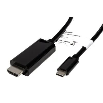 Obrázek produktu pro ROLINE 11045843, 5 m, USB typu C, HDMI Typ A (standardní), Samec, Samec, Přímý