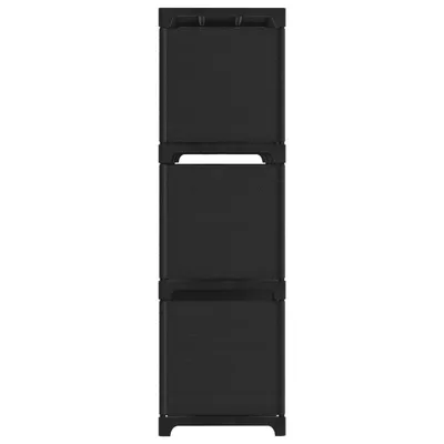 Produktbild von "im Sonderangebot" Würfelregal mit 9 Fächern Schwarz 103x30x107,5 cm Stoff - NeuMöbel9366678