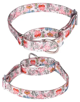 Imagen del producto de Collar para perros ajustable, de nylon resistente, de 45 a 53 cm, ideal para paseos y entrenamiento