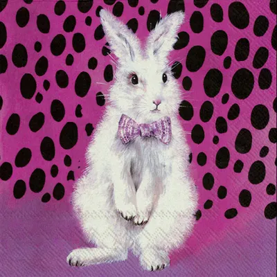 Produktbild von BAD HAIR BUNNY Lunch-Servietten L 906300