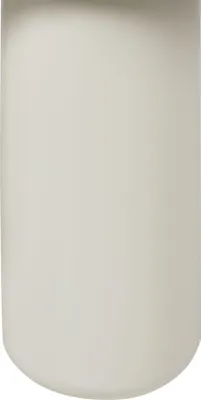 Zdjęcie produktu dla BELIANI Stolik kawowy biały MDF okrągłe nóżki 100 x 70 x 40 cm owalny blat salon nowoczesny minimalistyczny