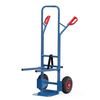 Produktbild von fetra B1335V, Stahl, Sackkarre, Blau, 300 kg, 2 Rad/Räder, Gummi