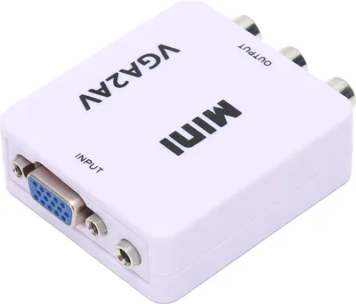 Produktbild von Keenso VGA zu AV 1080p HD-Videokonverteradapter, Keine Fahrerinstallation, Netzteil, Videokonverter fr das Heimtheater-Setup